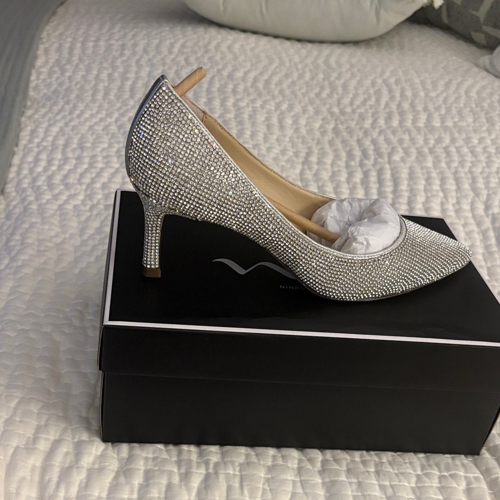 Nina True Silver Reflective Shoes